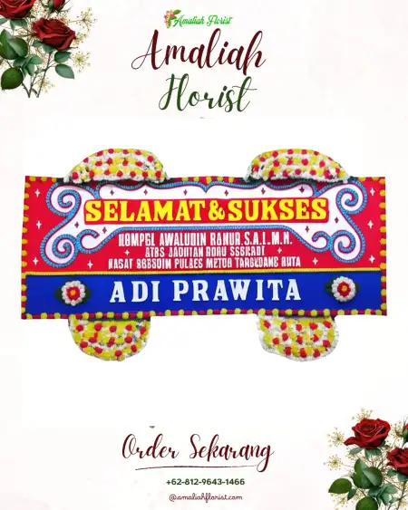 Papan Bunga Ucapan Selamat Suliki